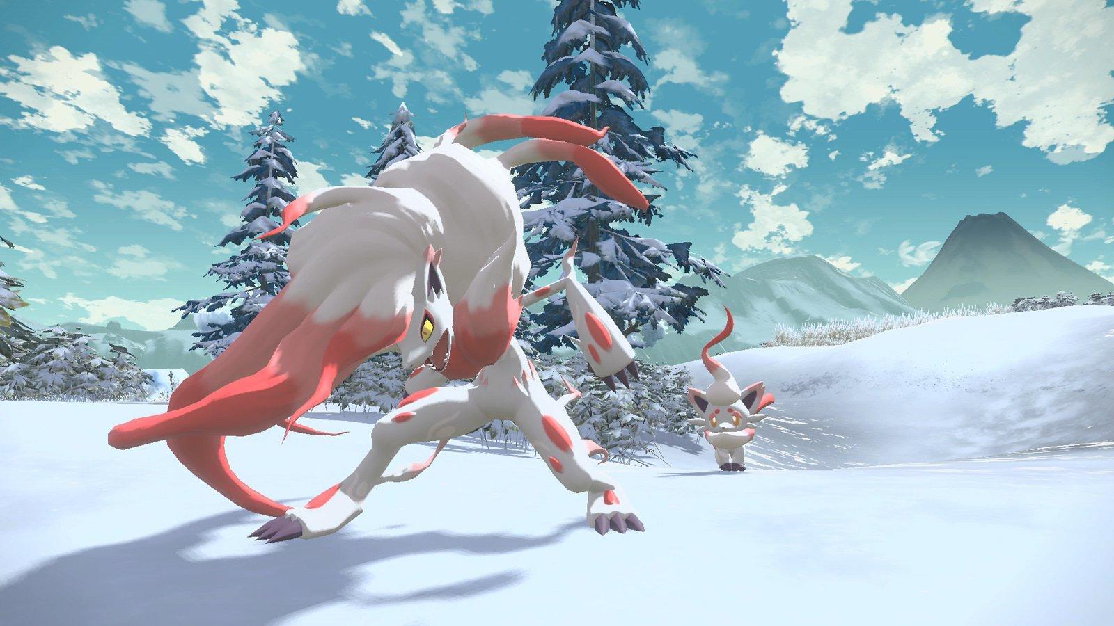 Arceus revela oficialmente a Hisuian Zorua y Zoroark
